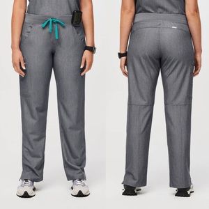 Figs Kade Cargo Scrub Pants in Graphite size Large Tall